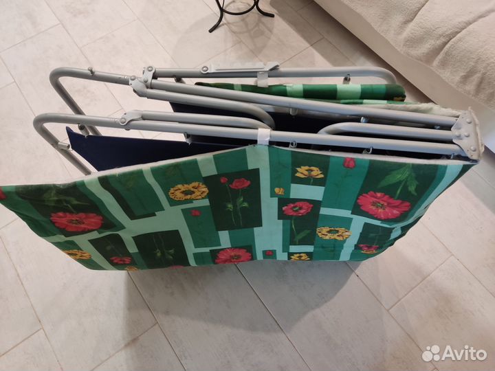 Раскладушка с матрасом бу