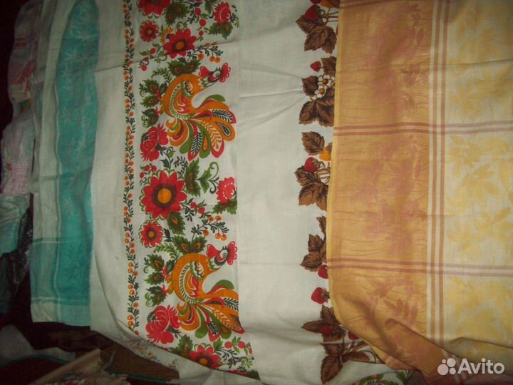 Скатерти с салфет лен Гобелен.Вязанные Из СССР