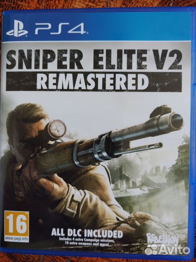Игра для приставок ps4. Sniper Elit V2