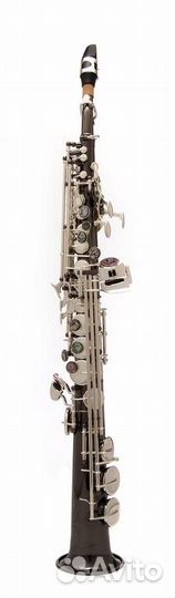 JP043BS Саксофон сопрано Bb, прямой, черный/серебр