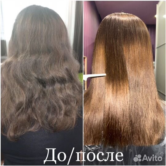 Кератиновое выпрямление волос, ботокс