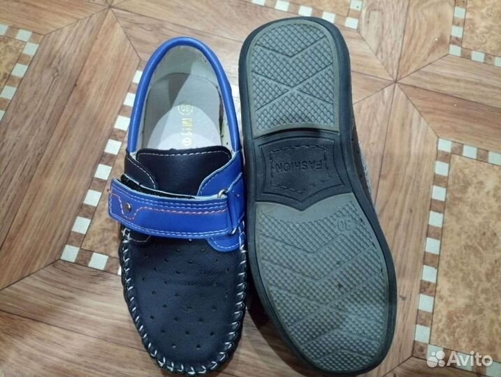 Мокасины на мальчика размер 30