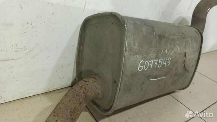 Задняя банка глушителя