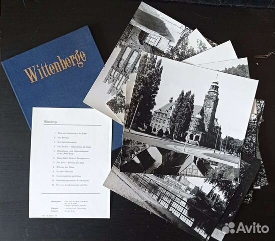 Набор винтажных фотографий Wittenberge 82 г гдр