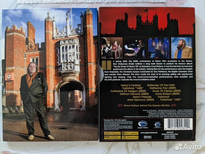 DVD - диск Rick Wakeman The Six Wives of Henry vii