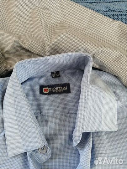 Рубашки школьные для мальчика. Размер 128-134