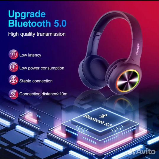 Беспроводные Hi-Fi наушники Bluetooth 5.1 новые