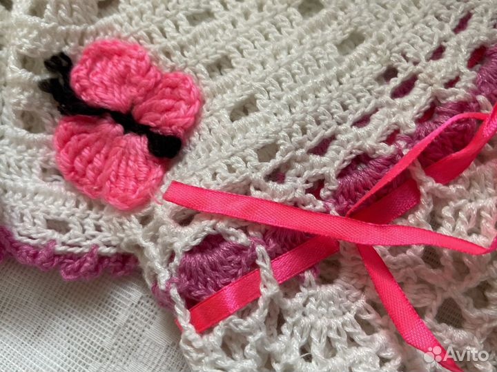 Комплект для крещения : 4 вязаные вещи