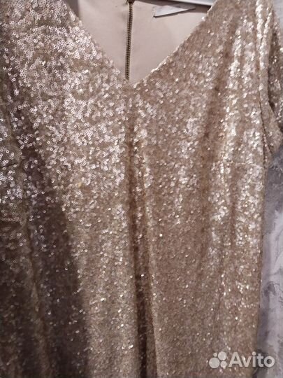Платье пайетки George 54-56