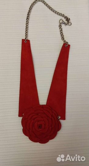 Кожа пояс ремень брошь колье чокер аксессуар