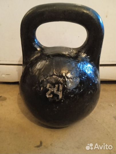 Гиря 1пуд 24кг