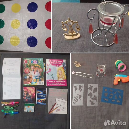 Блокнотики, журналы, игрушки