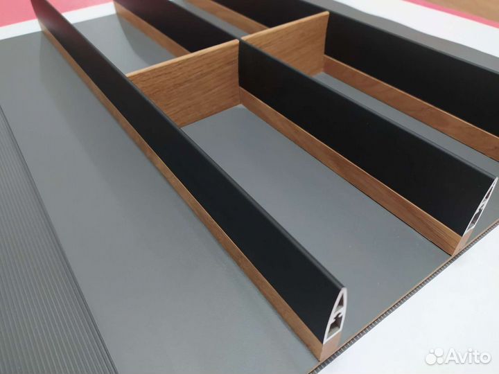 Лоток для столовых приборов массив + алюминий