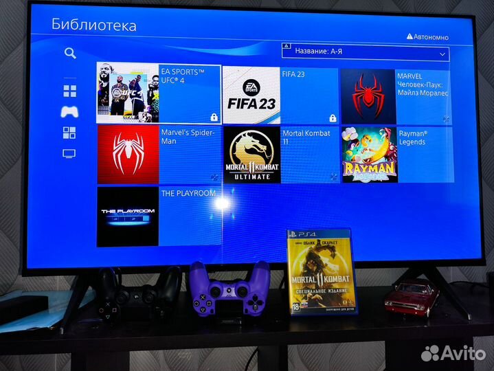 Sony playstation 4 pro 2 джойстика 1tb с играми