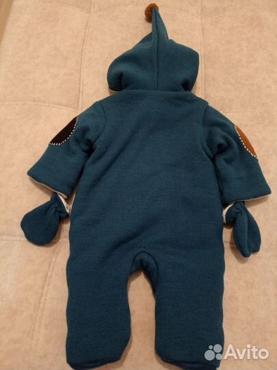 Комбинезон демисезонный 68+чепчики в подарок