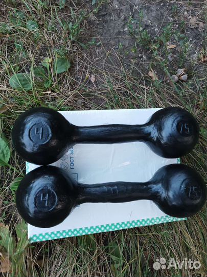Гантели литые советские по 4кг