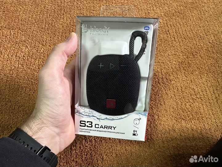 Портативная колонка A4Tech Bloody S3 Carry