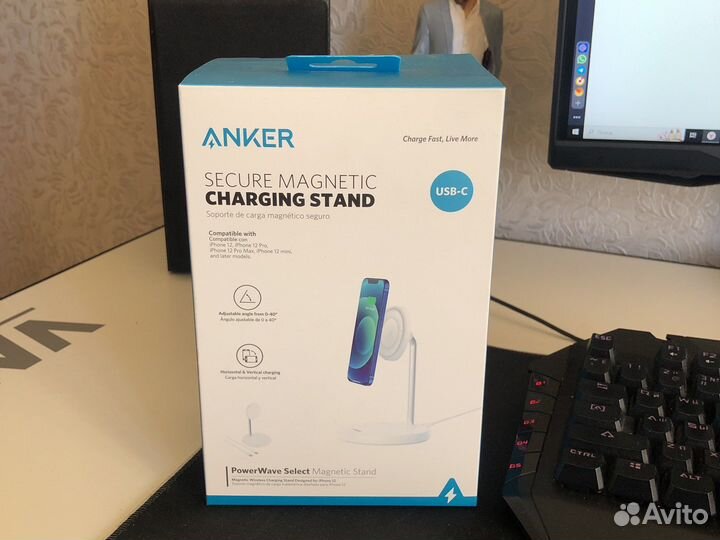 Беспроводная зарядная станция anker PowerWave