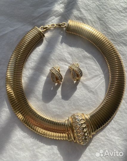 Винтажное колье Chr. Dior