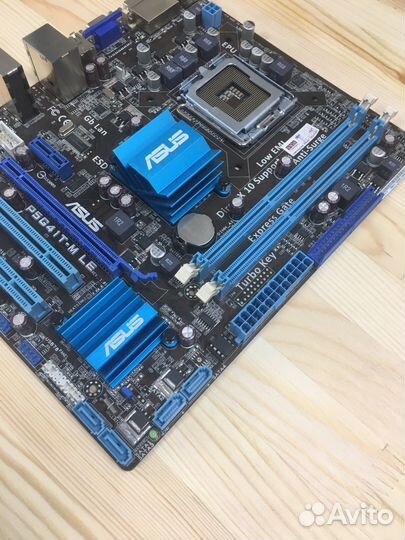 Материнская плата 775 asus P5G41T-M LE без планки