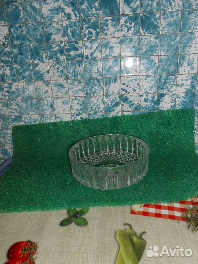 СССР Редкого Вида Хрустальная Салатница