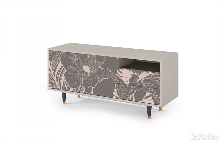 Тв-тумба T7 - Сатин - Issabelline Flower