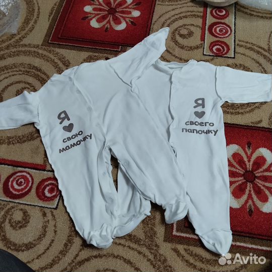 Слипы боди комбинезоны 62