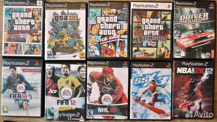 Игры на sony playstation 2(PS2)