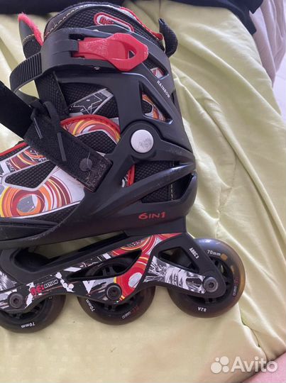 Ролики детские раздвижные 31 36