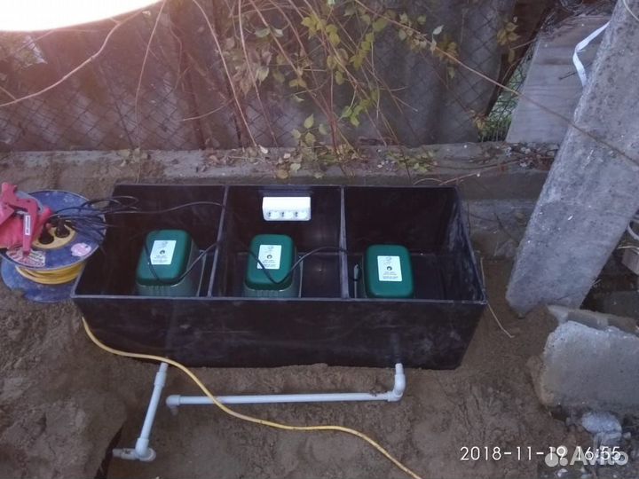 Автономная канализация на 40 человек, 8,0 м3