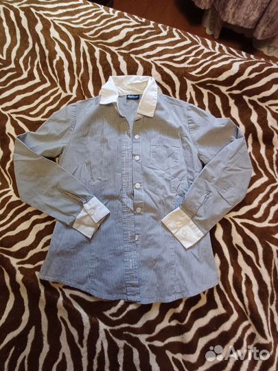 Блузка школьная для девочки 134