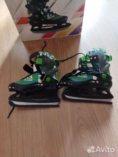 Коньки детские раздвижные: размер 26-29