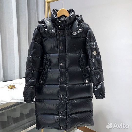 Куртка пуховик moncler длинный