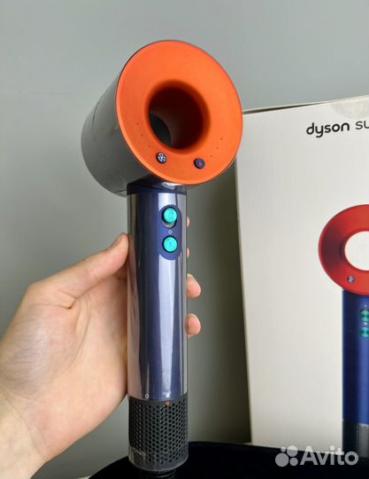 Фен dyson supersonic hd15 в кейсе prussian blue