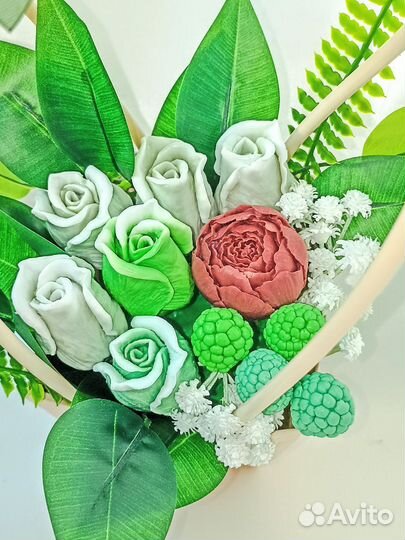 Букет подарок мыла ручной работы