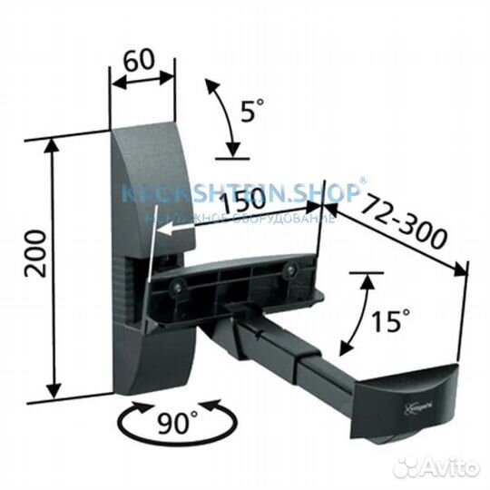 Кронштейн для колонок Vogel's Evolution VLB 200