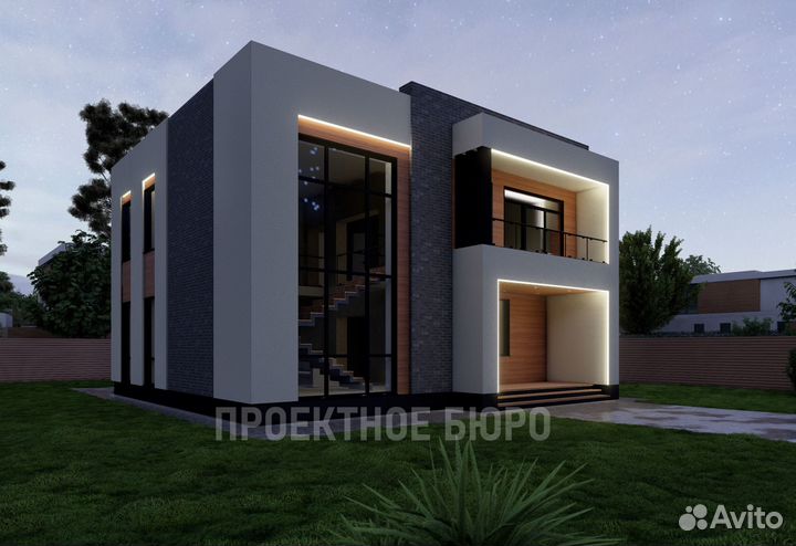 Готовый проект двухэтажного дома