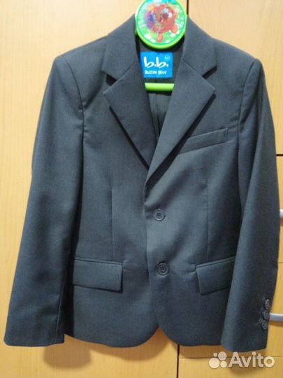 Школьный пиджак Button Blue 128