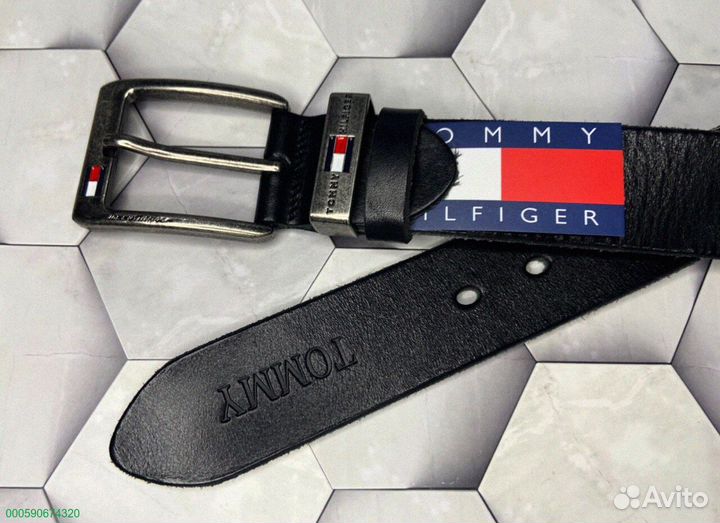 Кожаный мужской Ремень Tommy Hilfiger