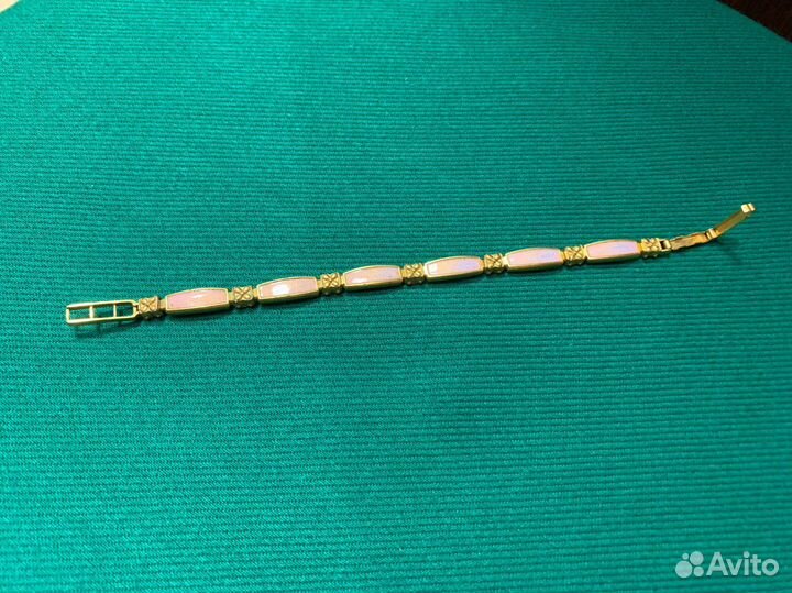 Советский позолоченный браслет. Винтаж