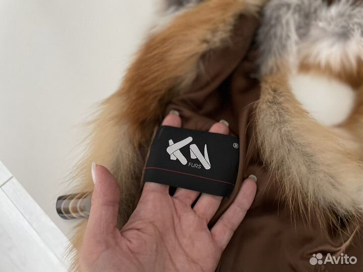 Жилетка из меха лисы