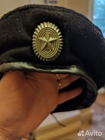 Берет кадетский черный