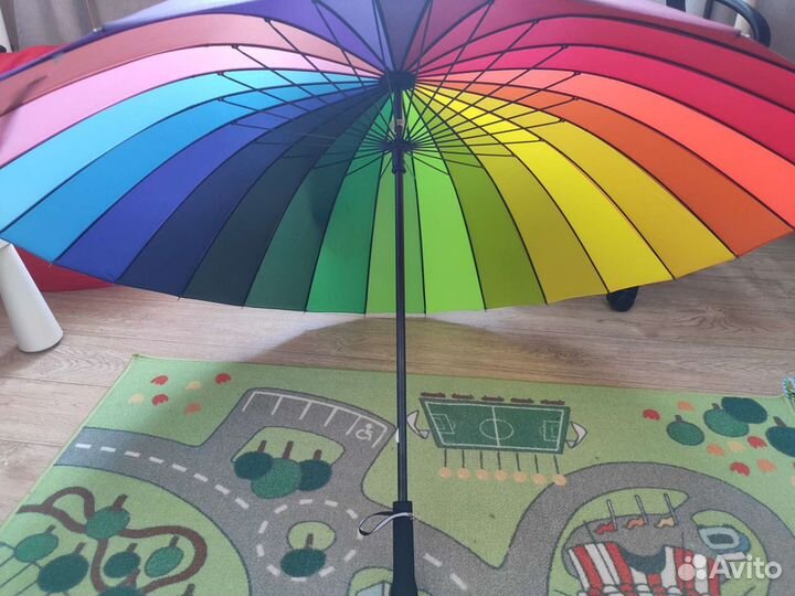 Зонт радужный
