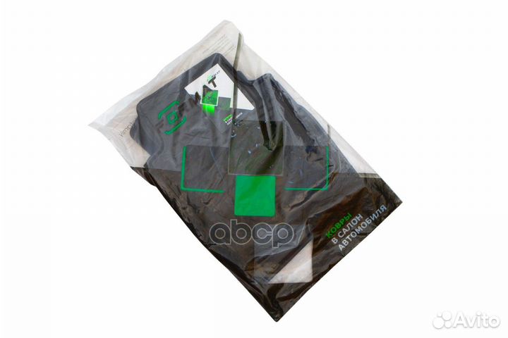 Коврики 3D в салон VW polo 2010- сед. 4 шт. (пу