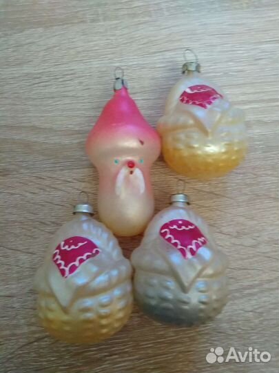 Елочные игрушки СССР