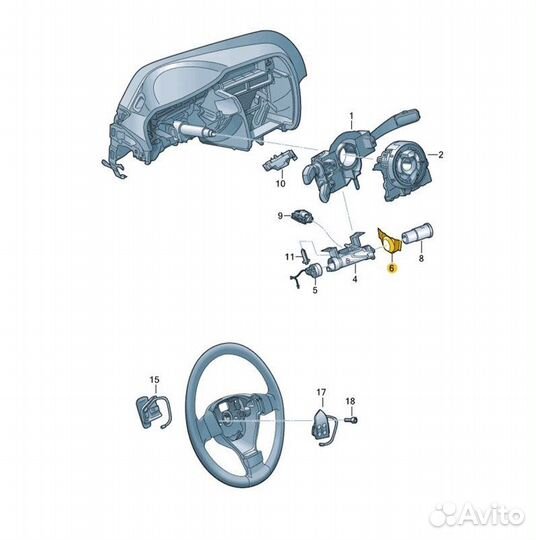 Накладка Skoda Octavia CWV-415077 2017