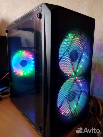 Корпус mATX AeroCool Cs-107-A-BK-v1 3кулера