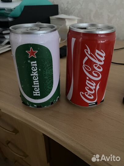 Колонки coca cola heineken