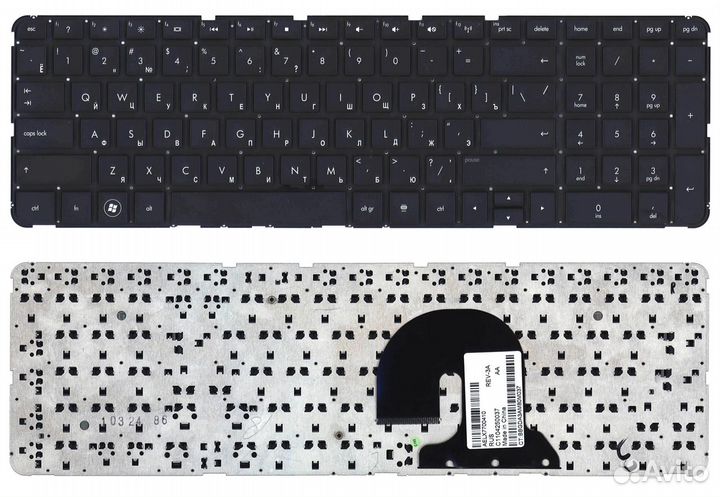 Клавиатура HP Pavilion DV7-4000 DV7-5000 черная