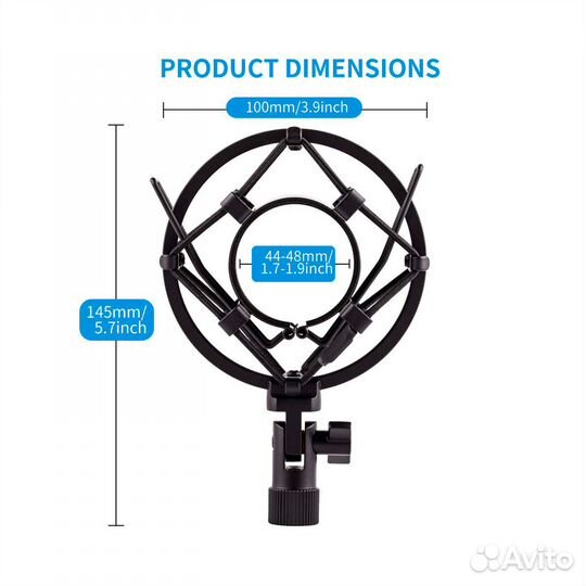 Mice MJ-6B крепление для студийного микрофона